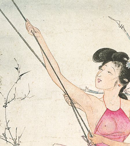 丰台-胡也佛的仕女画和最知名的金瓶梅秘戏图